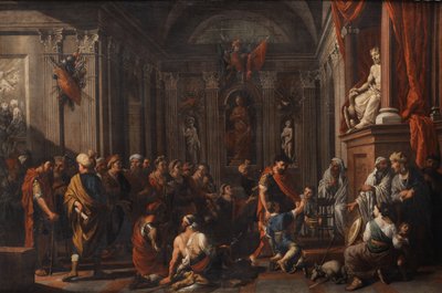 Schwurszene im Jupitertempel von Johann Heiss